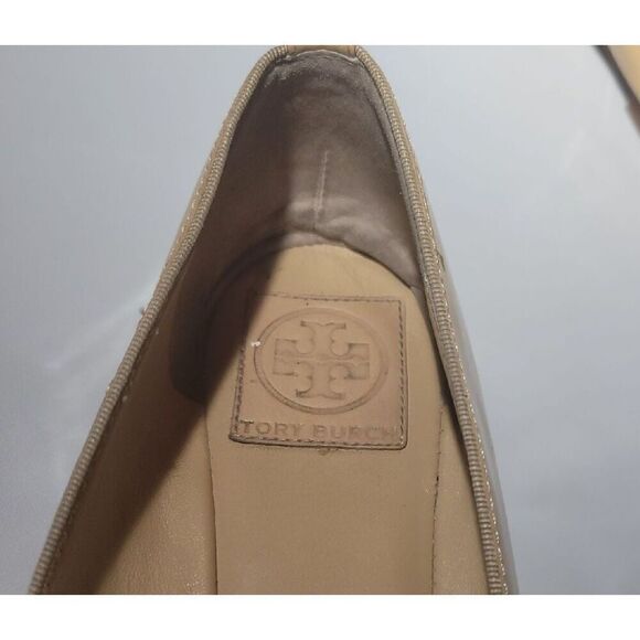 Tory Burch Tan Patient Flats 10.5M - Picture 9 of 9